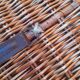 Vintage dog house year 50 in rattan