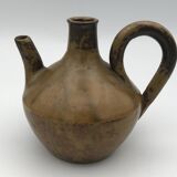 Pichet old porcelain stoneware jug vase from puisaye signed paul jeanneney