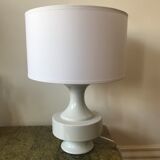 Vintage lamp 1970 in white ceramic