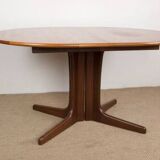 Scandinavian vintage telescopic teak table