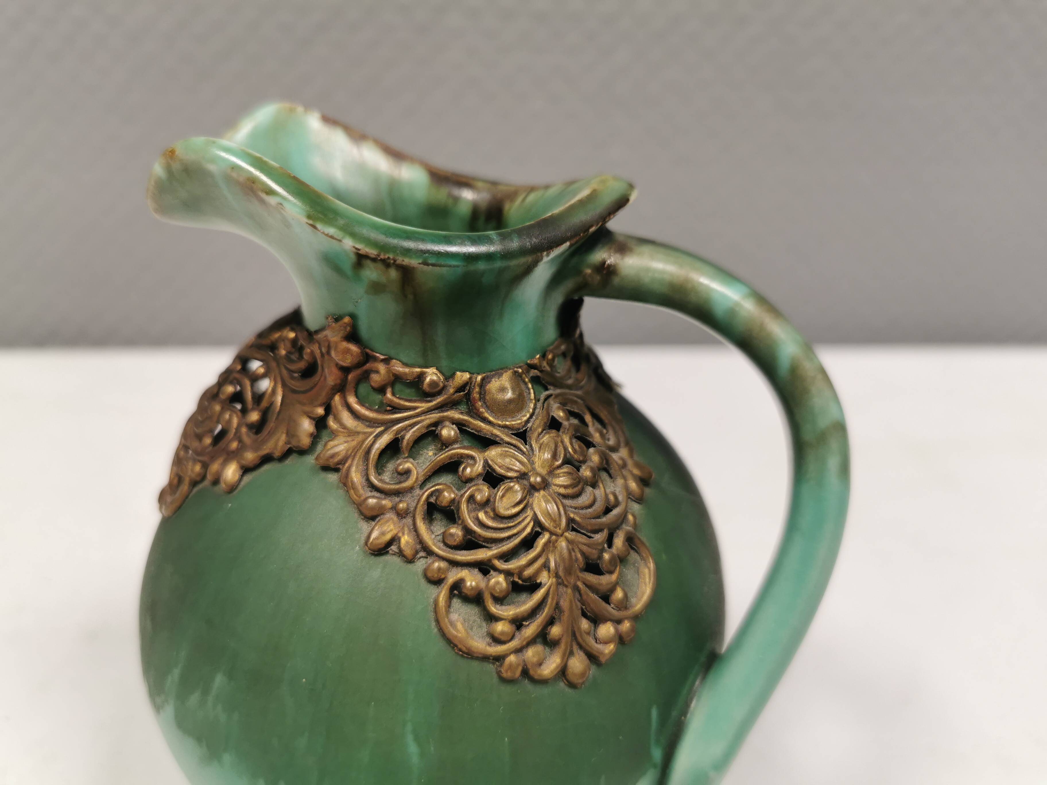 Ceramic jug/vase, designed by Jens Christian Jensen Denmark 1930s (CJ)