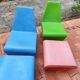 2 armchairs and 2 ottomans by Wiel Arets for Quinze & Milan vintage