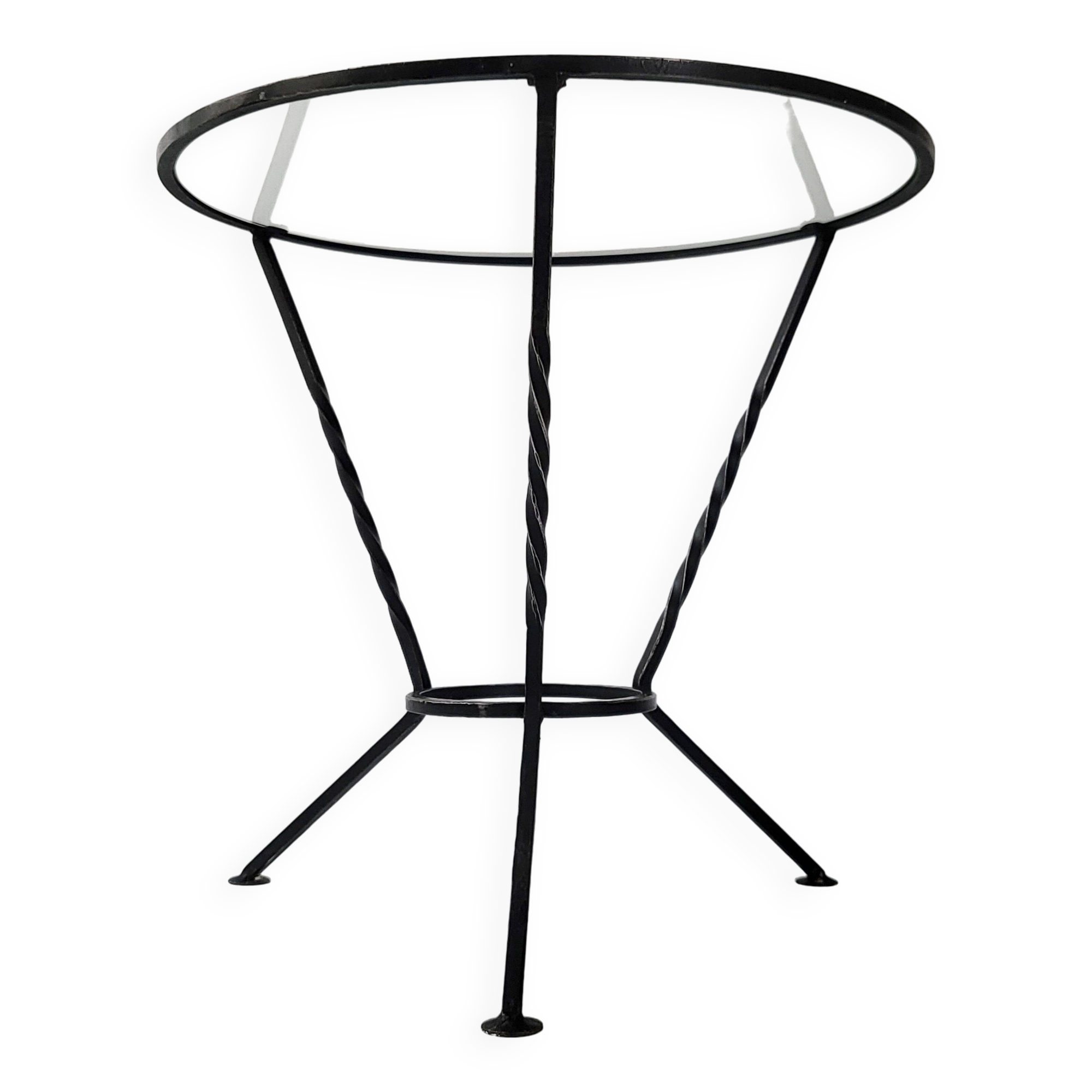 Vintage 1950s pedestal side table