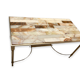 Coffee Table Hollywood Regency Italian Marble
