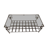 Wrought iron coffee table