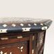 Hoshiarpur octagonal side table, rosewood, mother-of-pearl and bone, 1880