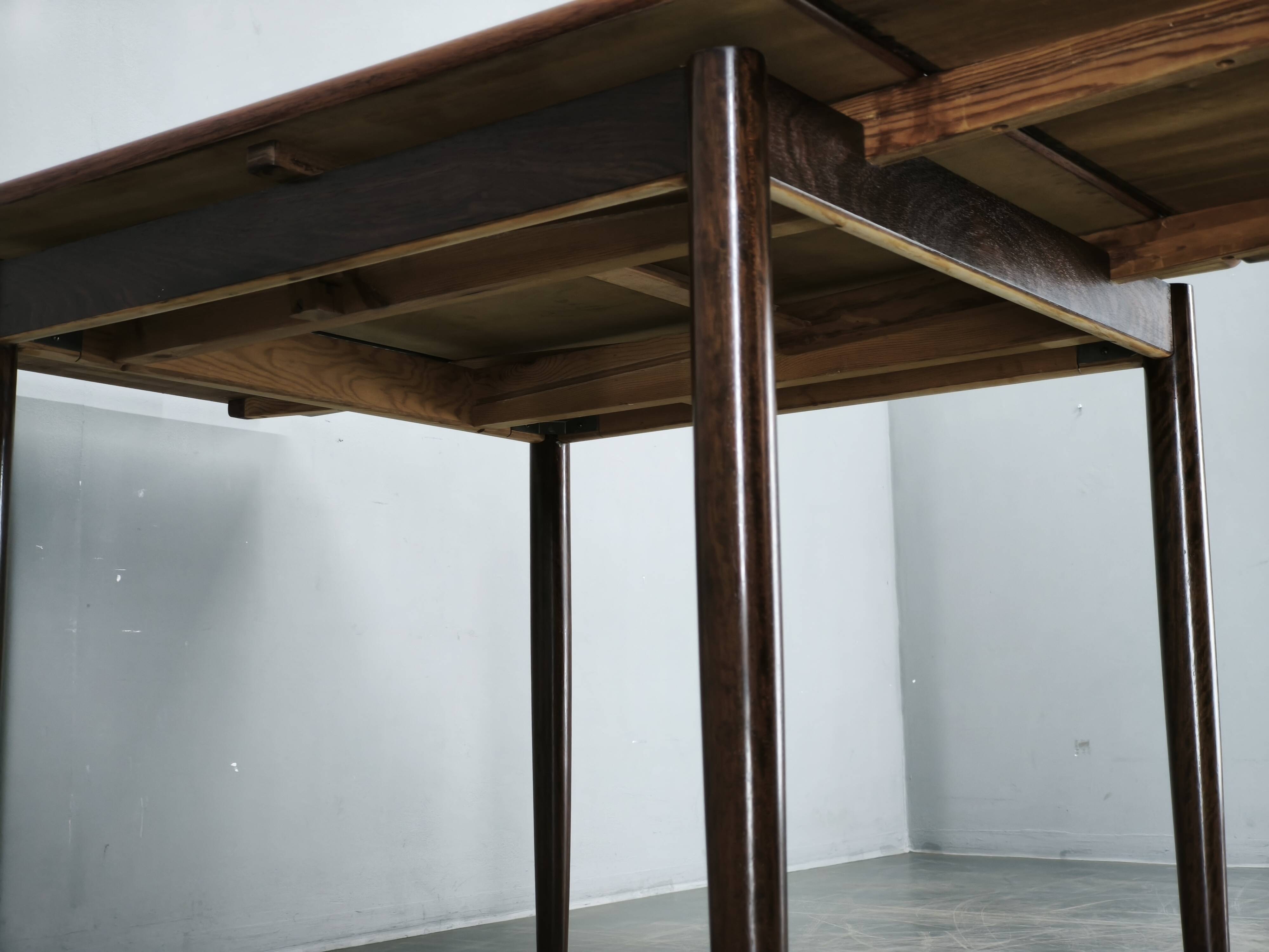 Danish Rosewood Extendable Dining Table, Mid-Century Modern, 1960s