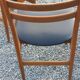Set of 4 Scandinavian-style teak chairs from the 1970s.