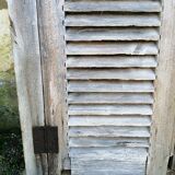 Pair of old 19th century louvered shutters