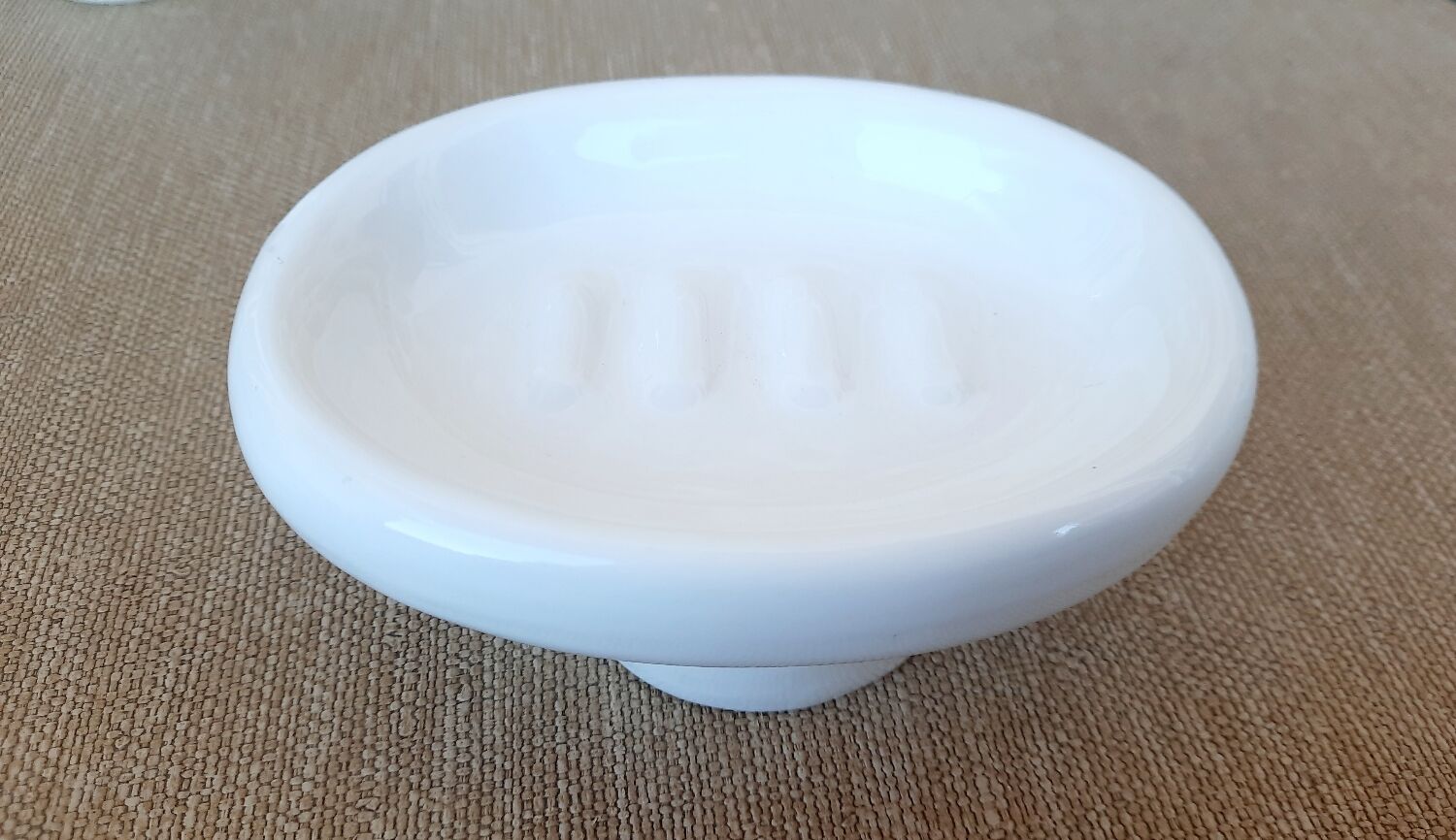Old soap dish to stand
