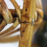 Rattan magazine holder
