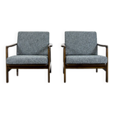 Pair of B7522 armchairs by Zenon Bączyk 1960's