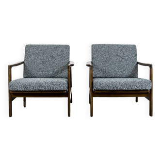 Pair of B7522 armchairs by Zenon Bączyk 1960's