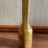 Vintage stoneware vase signed