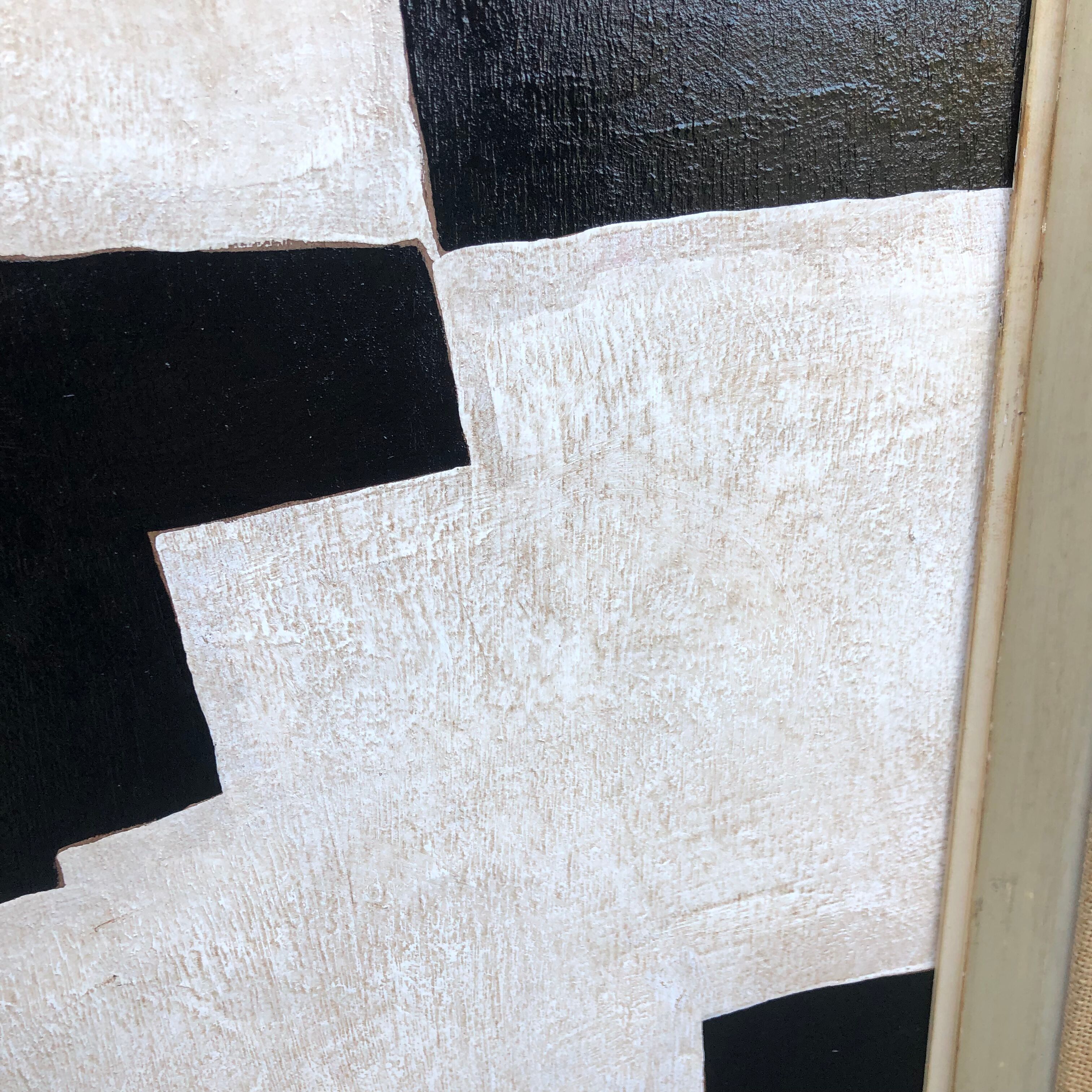 Abstract panel painting