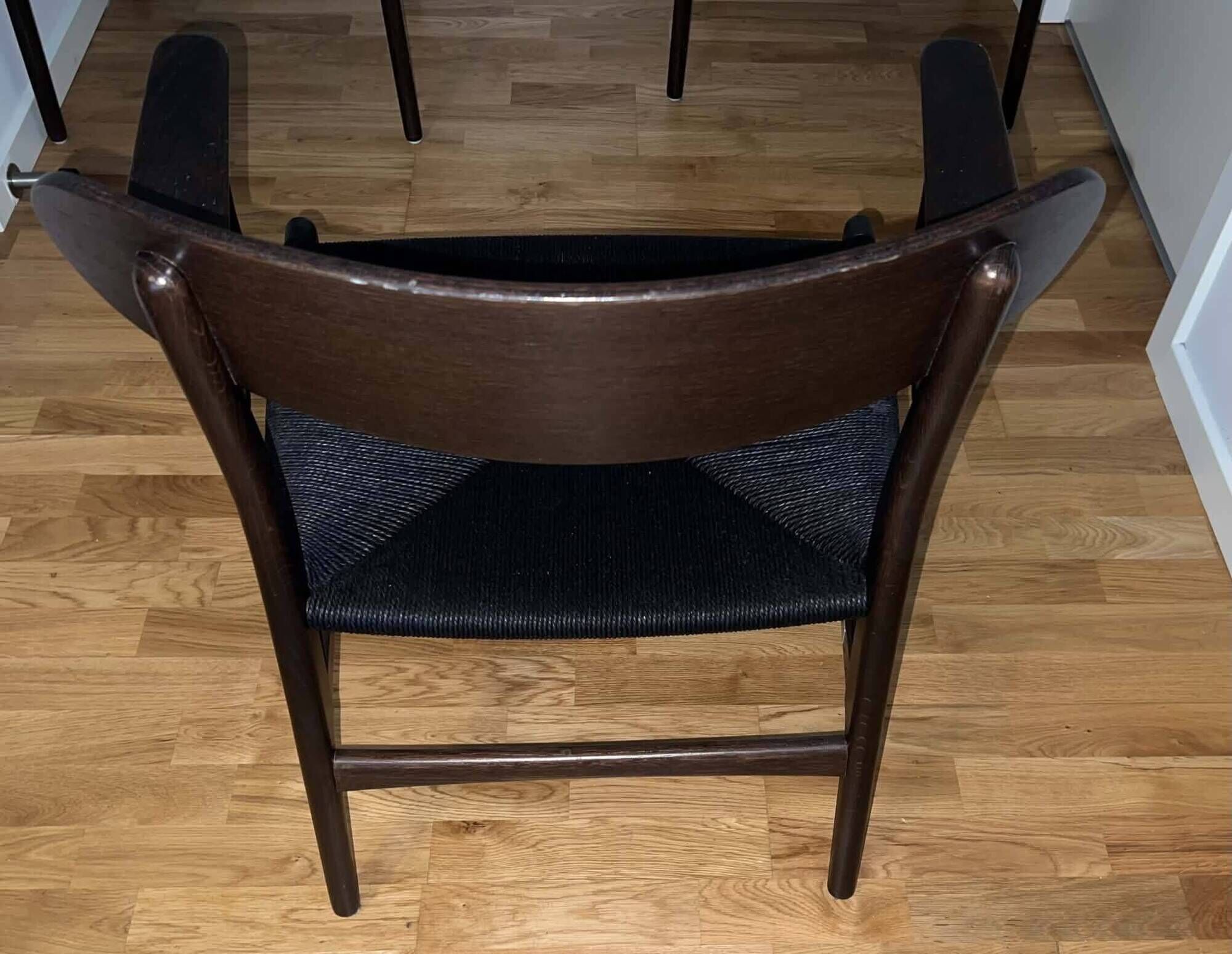 Ensemble complet de chaises de salle à manger CH 26 Wegner