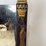 Miroir de style « Art déco » en bois sculpté