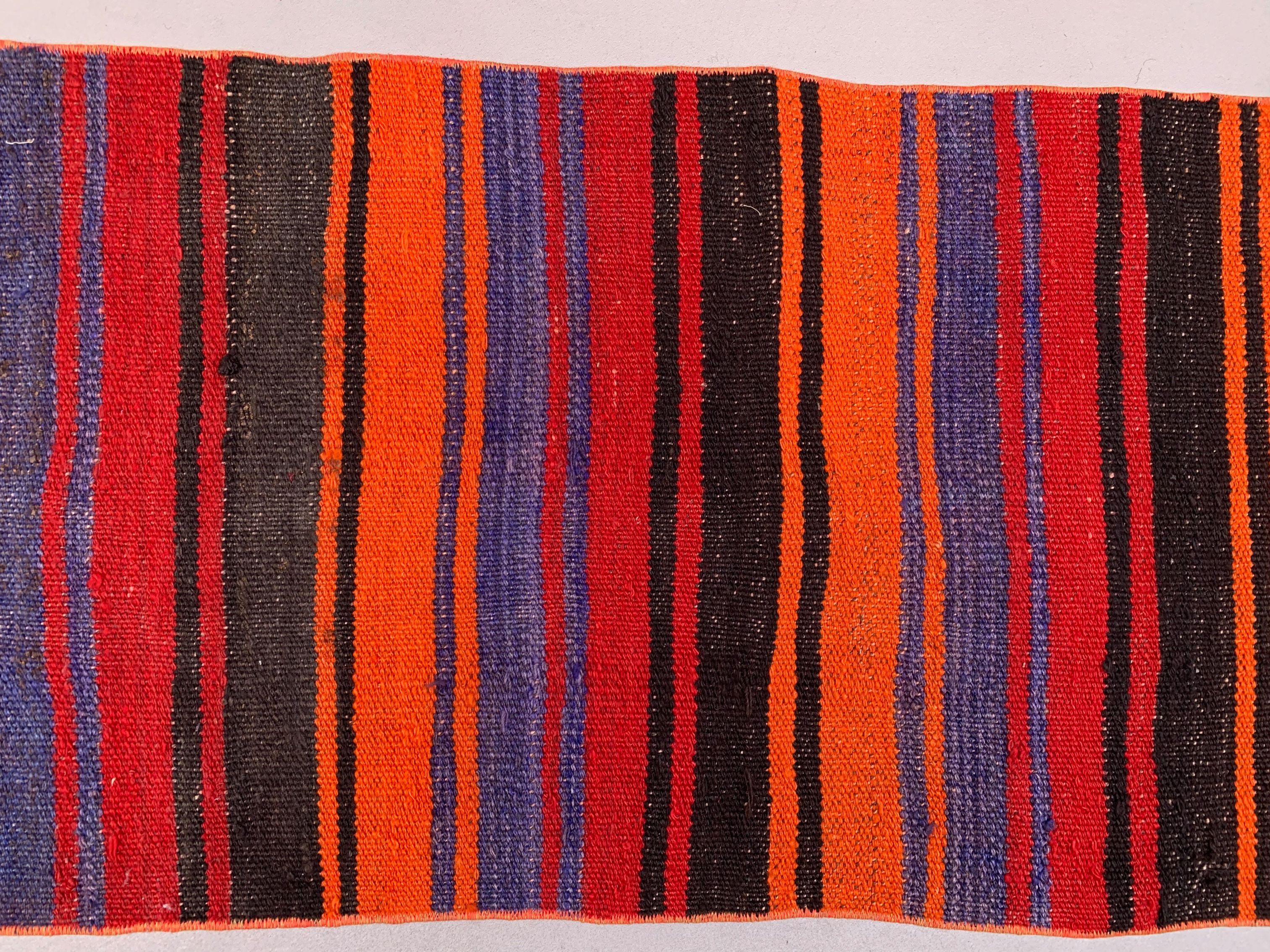 Old Turkish narrow Kilim Runner 215x52 cm shabby chic, vintage kelim