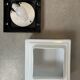 Vintage ceiling lamp – bakelite and opaline