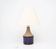 Søholm blue ceramic table lamp by Maria Philippi, 1960s