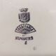 Set of 6 hollow plates "Digoin Sarreguemines / Nemours model"