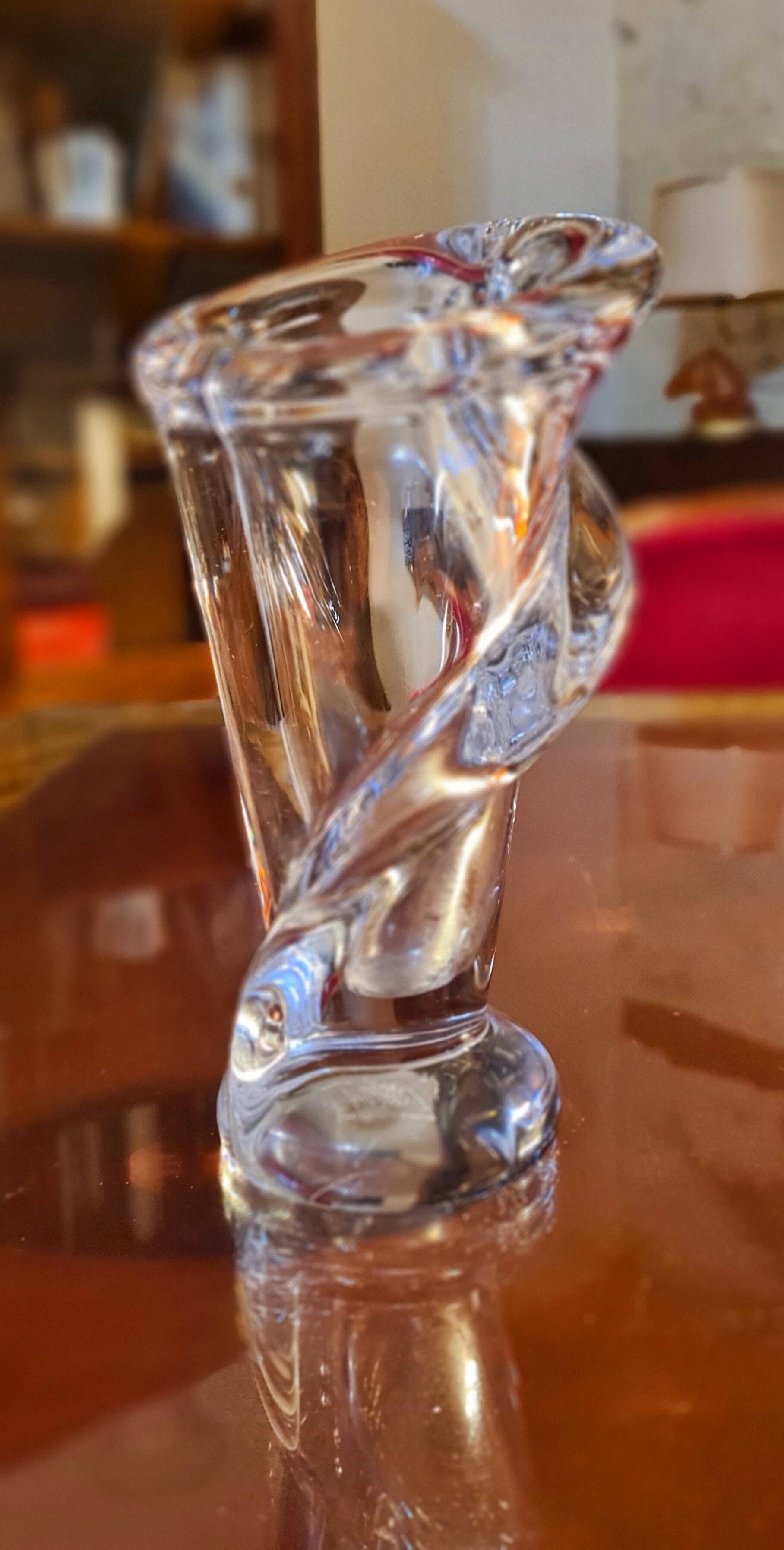 Vase en cristal de Vannes Le-Châtel