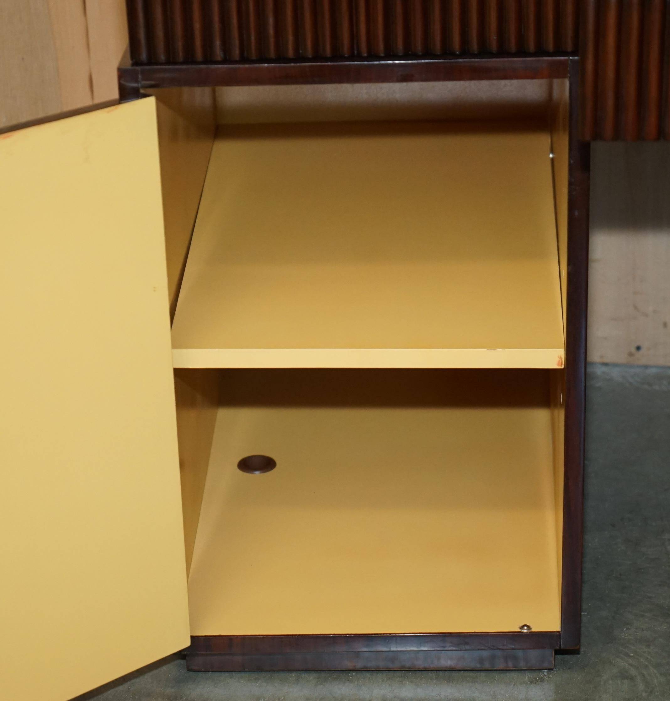 Bureau Art Déco Ralph Lauren Macassar & cuir