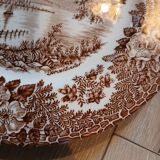3 assiettes plates anciennes anglaises