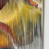 Textile sculpture-painting: The Dance of Colors