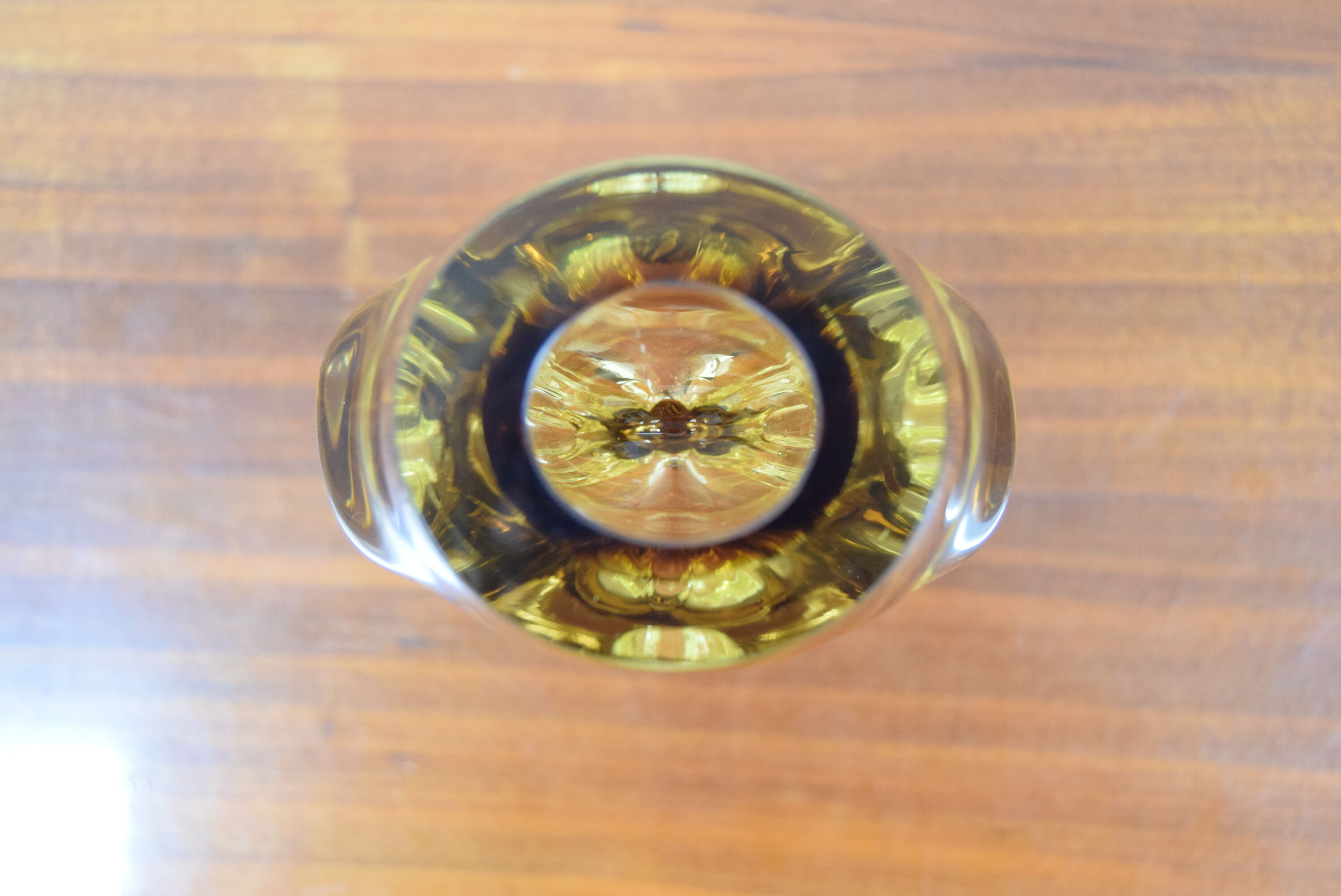 Mid-century Art Glass Vase,Chribska,1960's.