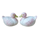 Vintage ceramic duck salt shaker and pepper shaker set