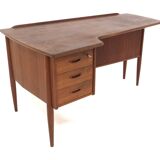 Scandinavian teak desk, Göran Strand, Lelångs Möbelfabrik, Sweden, 1950