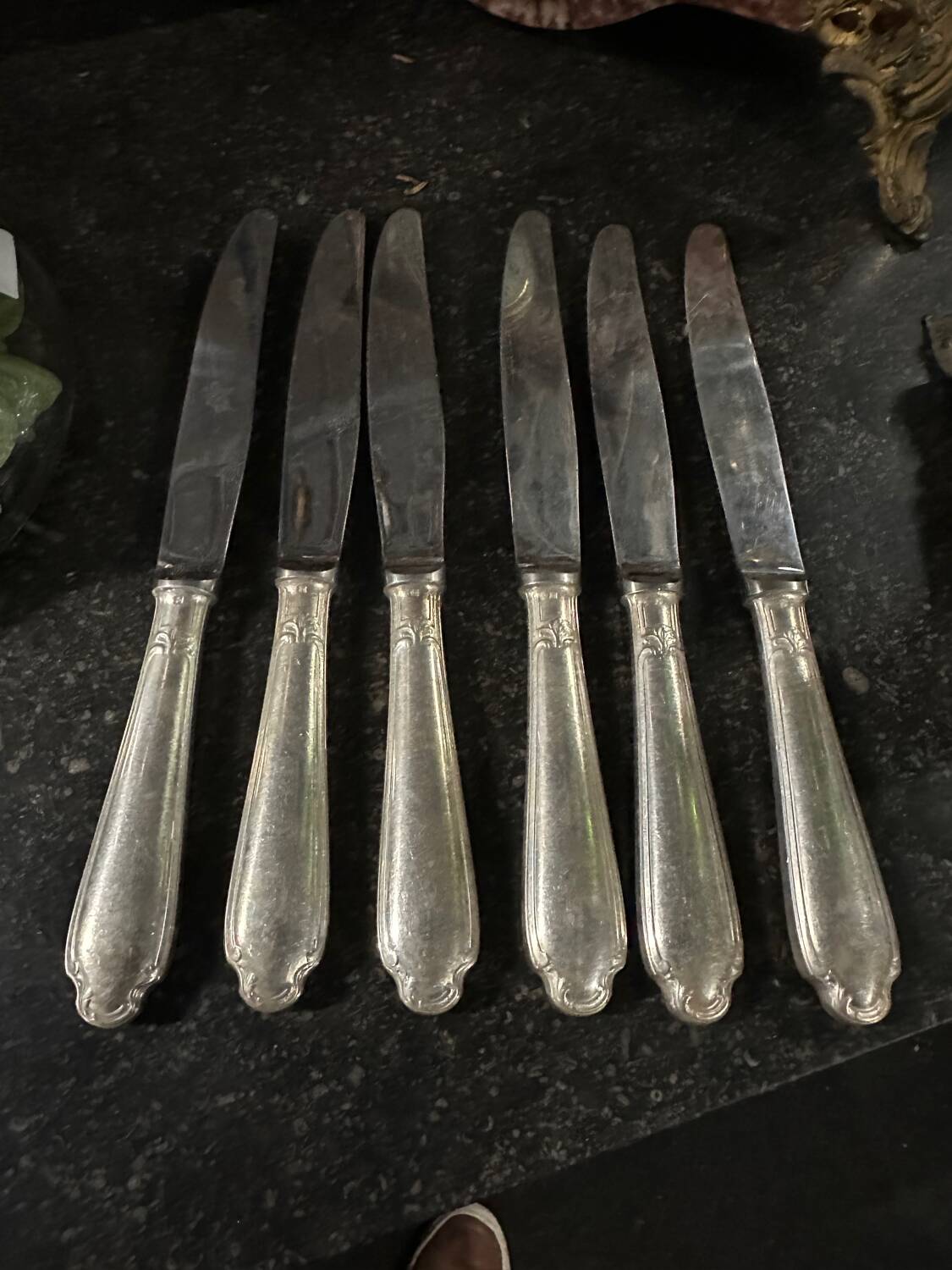 6 Christofle knives