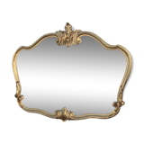 Large golden mirror baroque style 76x60cm