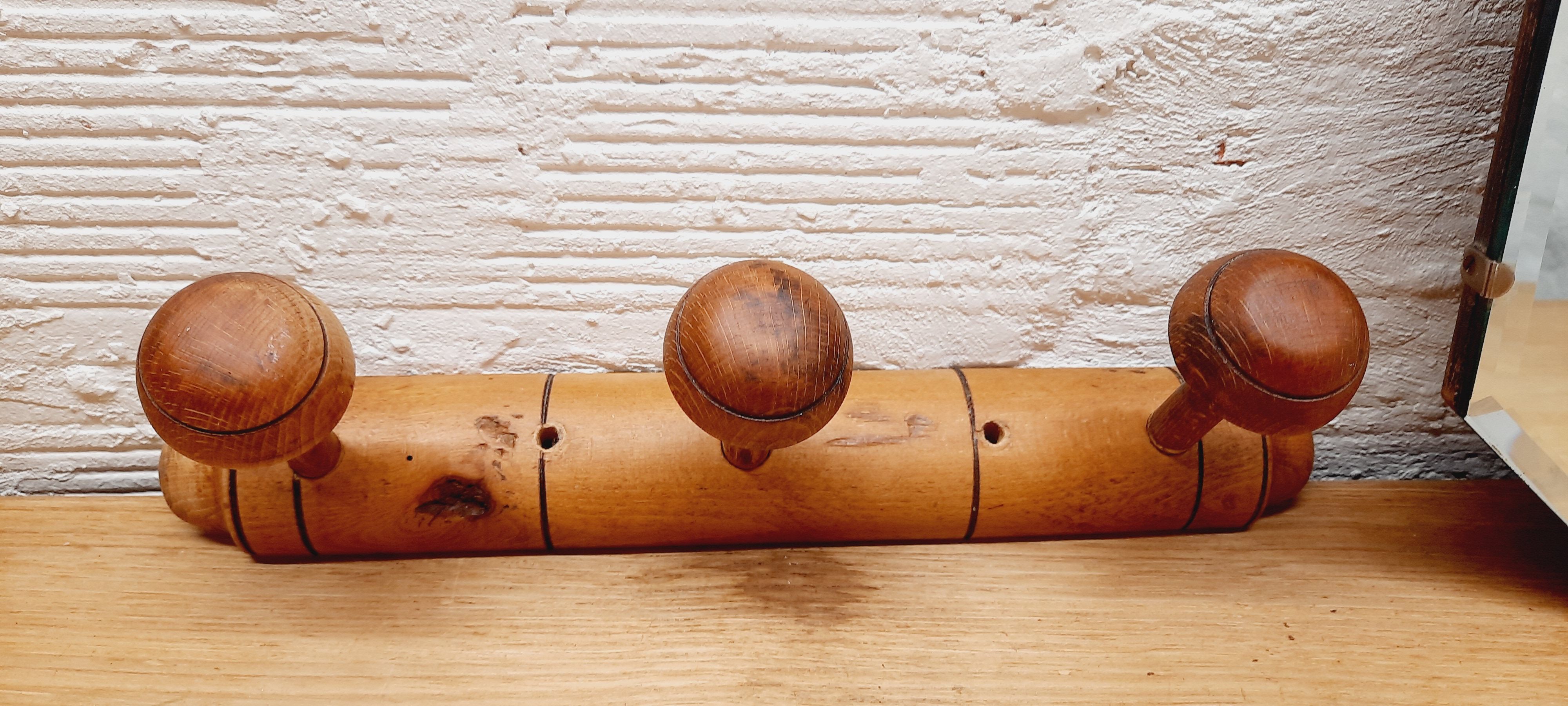 Coat rack 3 Hooks early XX th