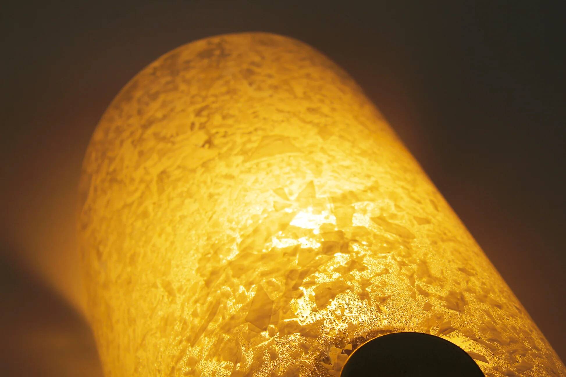 Large pair of wall lamps in brass & glass by Hillebrand