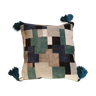 Blue cube cushion