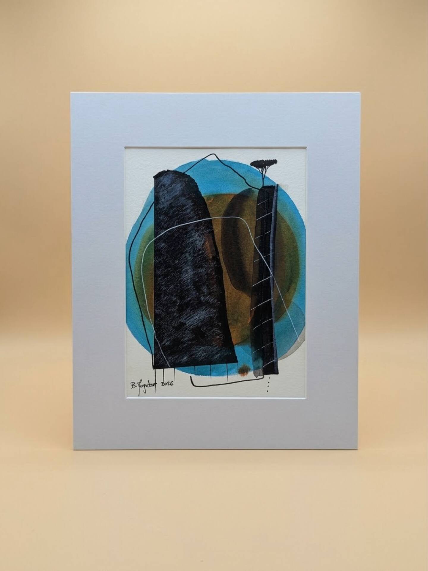 Duo de dessins original artiste côté Akoun