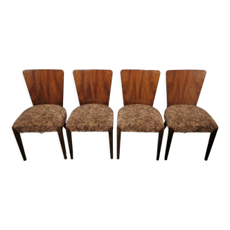 Art Deco Style Dining Chairs by Jindrich Halabala