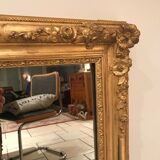 Louis XV mirror with original gold leaf 19th 61x83cm