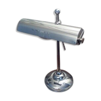 Art deco chrome metal desk lamp 30