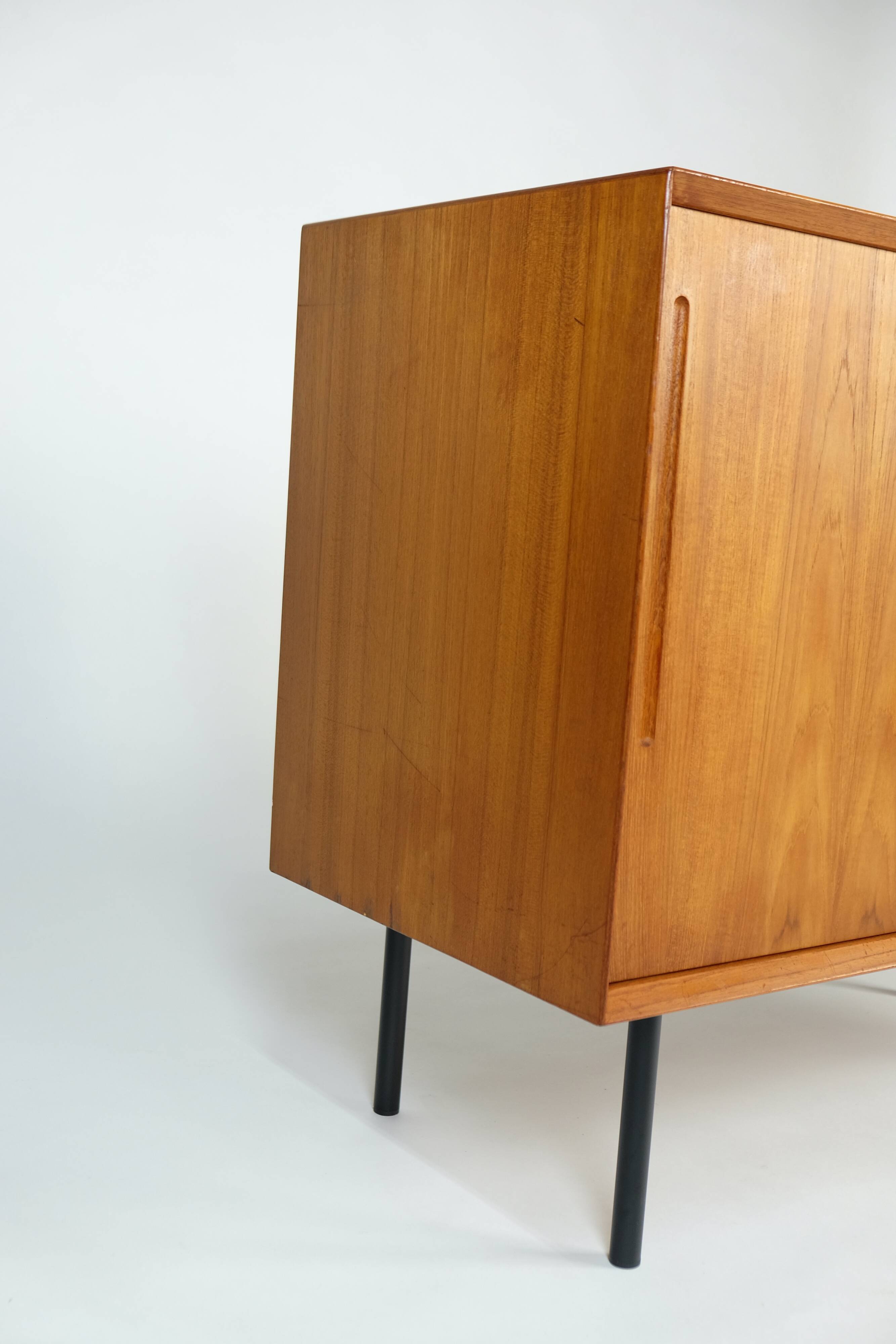Vintage Danish Design Teak Kommode Sideboard by Christian Linneberg 1960s  Mid-Century