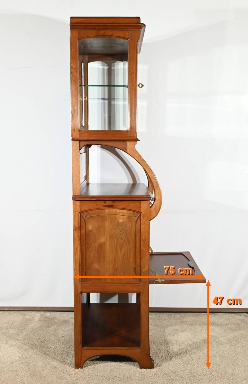 Mahogany Bar Furniture, attributed to Maison E.Diot, Art Nouveau – 1900