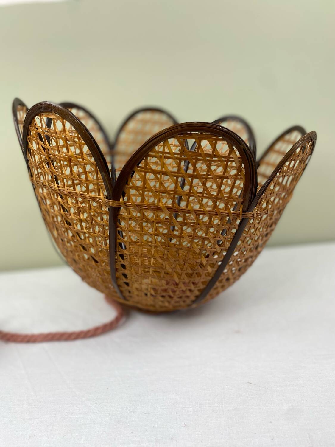 Suspension osier vintage