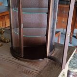 Rounded wall display case