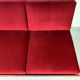 Daybed in beech and red fabric by jitona, vintage czech 1970s
