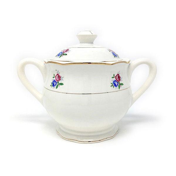 Flower ceramic tea service