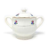 Flower ceramic tea service