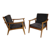 Pair of vintage Scandinavian style armchairs – 1950s/60s