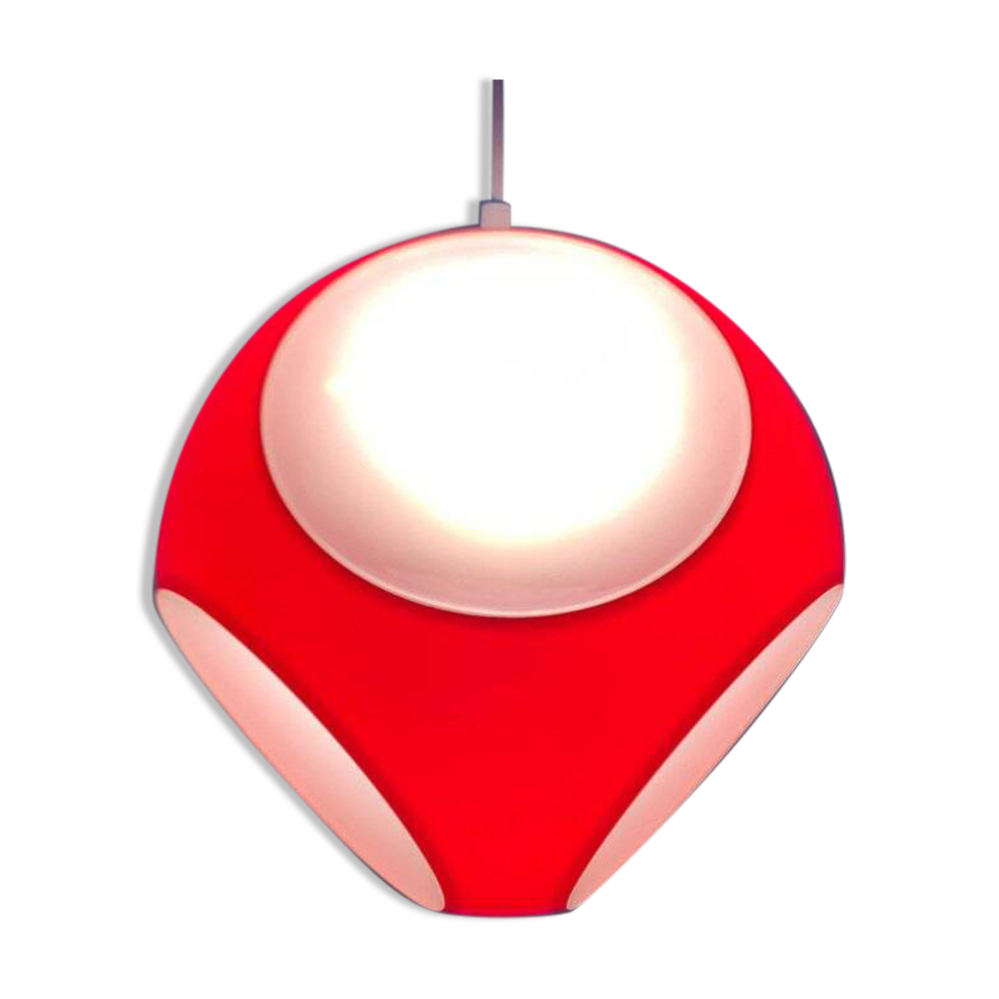 Suspended lamp OVNI Space Age by Luigi Colani, 1970s